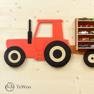 Polička pre autíčka - TRAKTOR